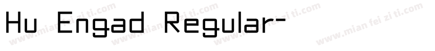 Hu Engad Regular字体转换
